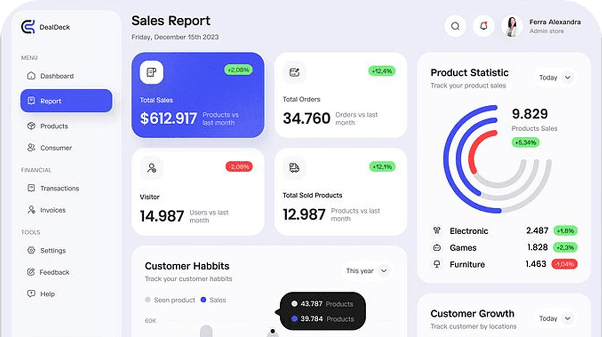 Main Dashboard